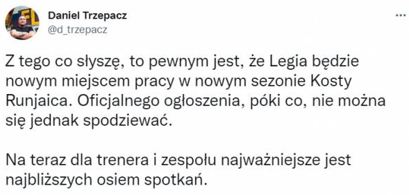 KLEPNIĘTE! Runjaić wybrał NOWY KLUB!